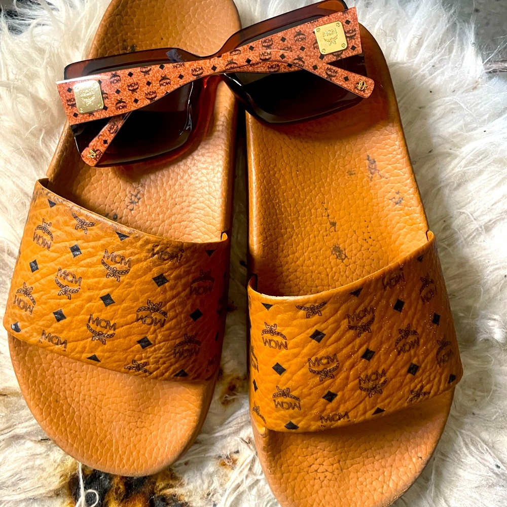 Mcm slides they wearable but I loved my slides